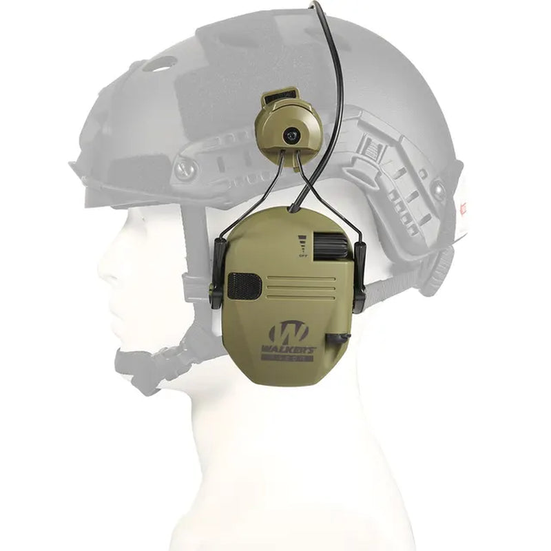 Electronic Shooting Headset Helmet Mounted Version Hunting Pickup and Noise Reduction Tactical Headset Hearing Protection